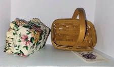 Longaberger Horizon Of Hope Basket With Liner & Booklet (1996) 15911