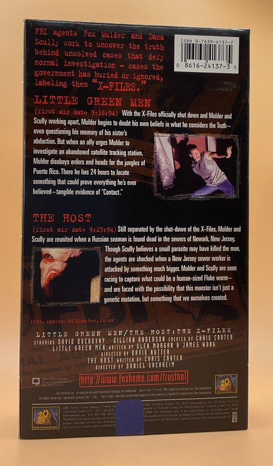 The X-Files Boxed Set - Vol. 3 VHS 1997 3-Tape Set **Buy 2 Get 1 Free** - Image 4 of 4
