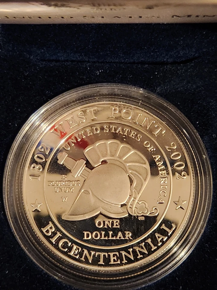 2002 USA West Point Military Academy 200th Anniversary Bicentennial Silver - Image 2 of 4