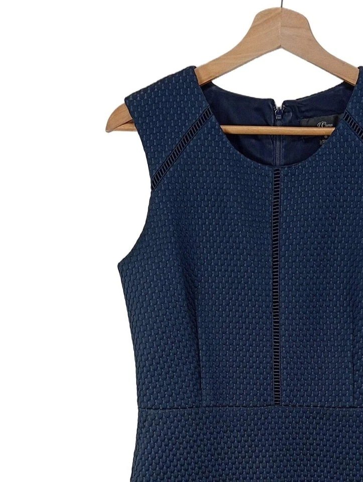 J.CREW Etuikleid Damen Kleid Gr. DE 38 blau Casual-Look - Bild 3 von 4