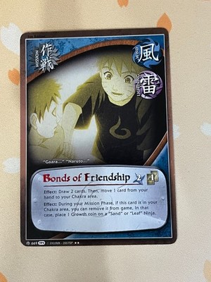 Naruto CCG, Bonds of Friendship, 669, 1st Edition, MP, Rare