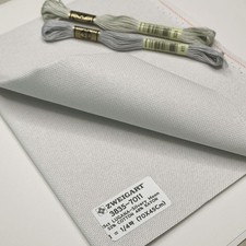 Zweigart Fabric 25ct Lugana Silvery Moon 3835-7011