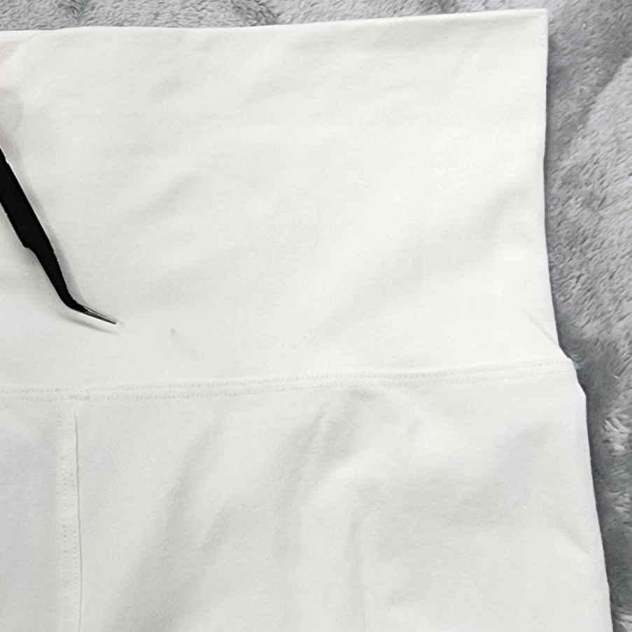 T вечеринки леггинсы женщин S белый укороченный высоты складной пояс тренировки йоги - Изображение 2 из 4