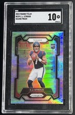 2023 Prizm C.J. Stroud #339 Silver Prizm RC SGC 10 Crossover Eventually xD READ