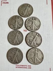 B. [ Lot of 7 ] Walking Liberty Half Dollar - 90% Silver  Various Years