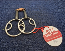 Shires BLKSWI: 519 Sweet Iron Bevel Snaffle Bit 6"