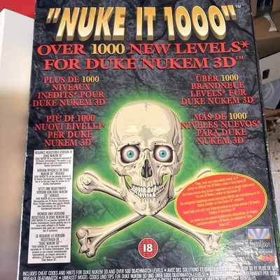 Duke Nukem 3D ''Nuke It'' Add-On Expansion Pack PC CD-ROM Videospiel - sehr guter Zustand
