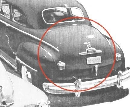 Резиновая уплотнительная прокладка для багажника Dodge Plymouth Coupe 1946-1948 годов выпуска - Изображение 2 из 4