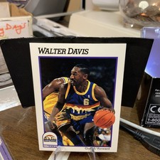 1991 Hoops Walter Davis #356 Denver Nuggets Basketball Card
