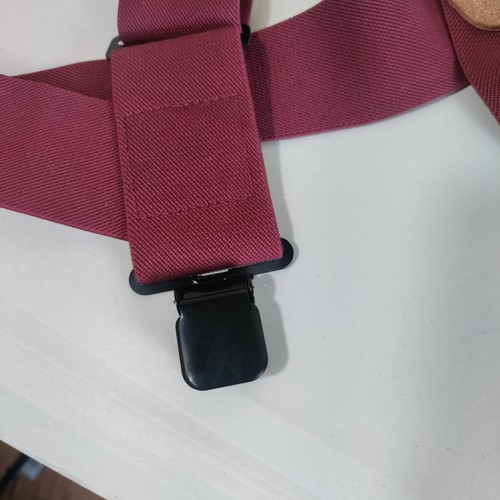 Duluth Trading Company Red Clip On Suspenders Work Workwear 2” Width - Picture 4 of 6