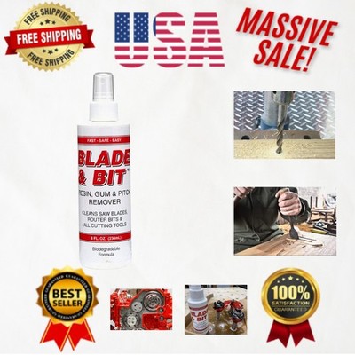 8oz Clear Blade & Bit Tool Cleaner - Biodegradable and Powerful Formula