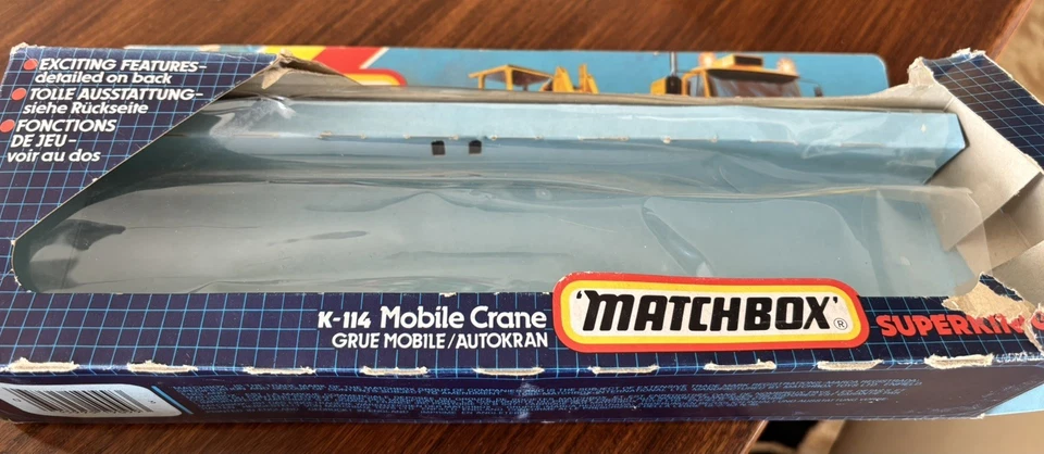 Camión grúa móvil Matchbox Superkings K-114 Taylor Woodrow 1985 Foto 2 de 4