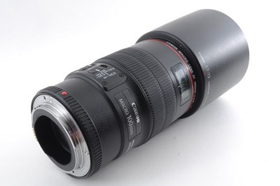 Canon EF 100mm f/2.8 L IS Macro USM Lens w/Hood [Near Mint] From