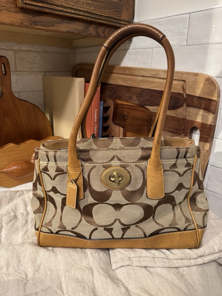 Coach Hampton Satchel/Top Handle Bag Brown Bags & Handbags for