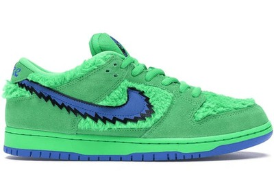 Nike SB Dunk Low Grateful Dead Bears Green - Size 7 - CJ5378-300