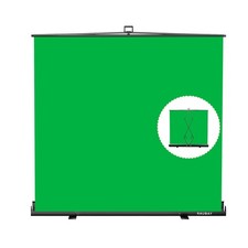 Large Collapsible Green Screen Backdrop 78.7x82.7in for Video Conference, S