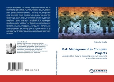 Antonella Cavallo | Risk Management in Complex Projects | Taschenbuch | Englisch