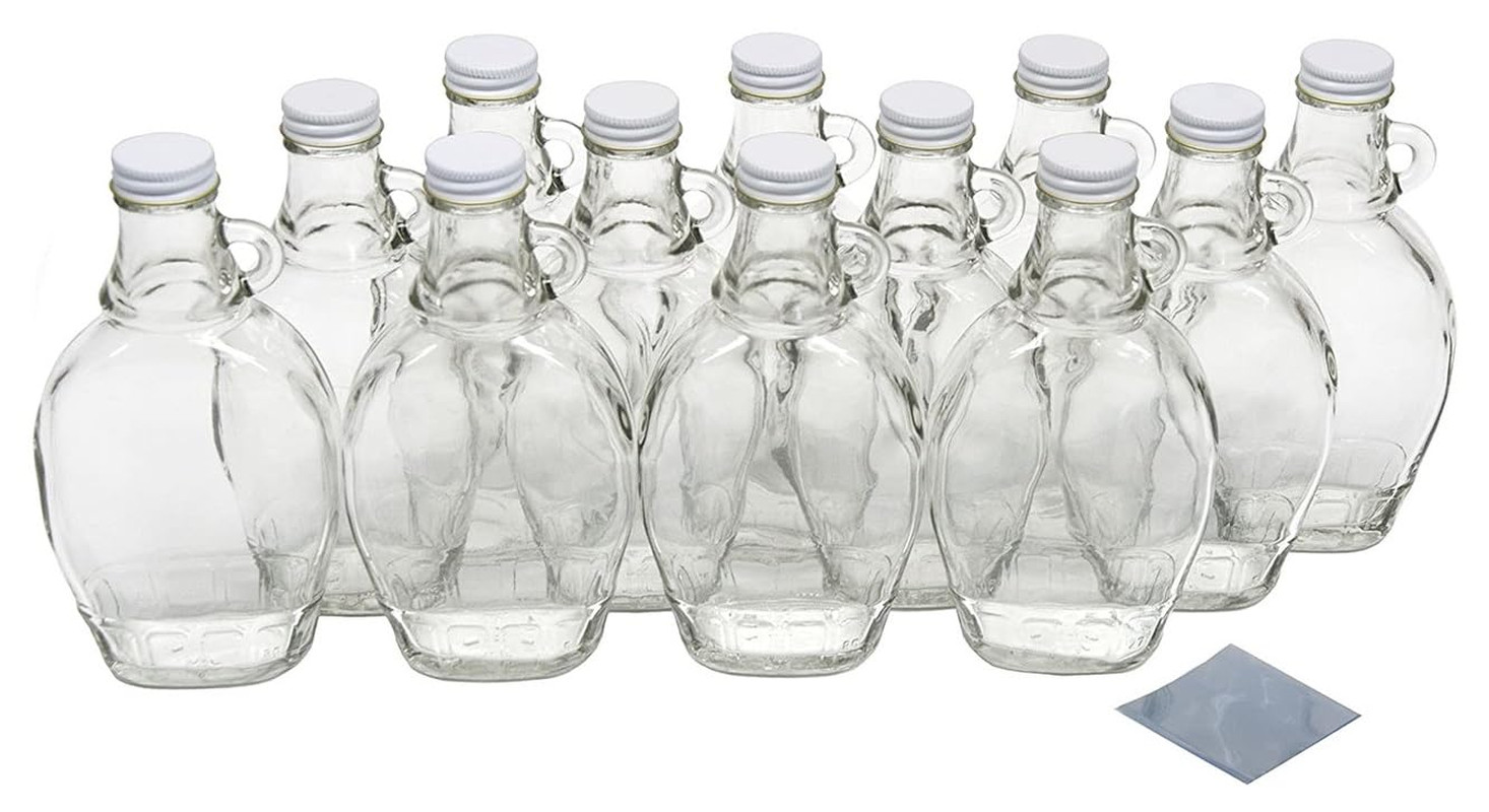 With Loop Handle & White Metal Lids & Shrink B