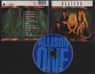ALLISON - ONE - CD ALBUM   1994 MIT TEXTEN/ MIT DEM WM HIT'' DREAMS OF GLORY'' -