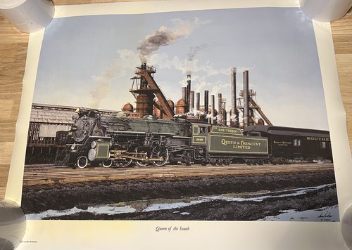 Southern Railway PS-4 Steam Locomotive "Queen of the South" Art Print Jim Jordan