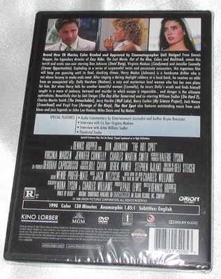 The Hot Spot (1990) DVD (New) Dennis Hopper Don Johnson Virginia