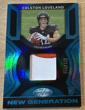 2025 Panini Certified New Generation Jerseys Mirror Colston Loveland Teal /199