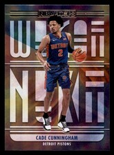 2021-22 Panini NBA Hoops Cade Cunningham Gold We Got Next Rookie #1 RC