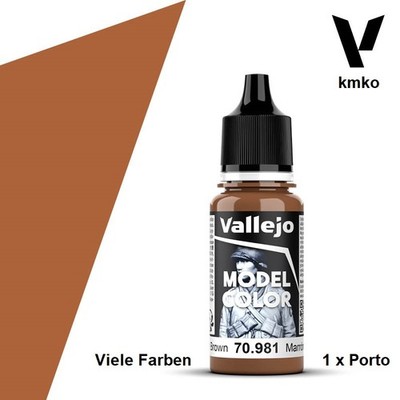 Vallejo 131 70.981 NEUE FORMEL Orange Brown RAL8023 18ml