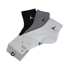 Nike Jordan Everyday Ankle socks Dri-Fit 3-pairs Black/White/Gray DX9655-911 j