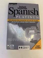 Spanish Platinum Ed 11 CD Set Instant Immersion Topics Entertainment, 1996 Open