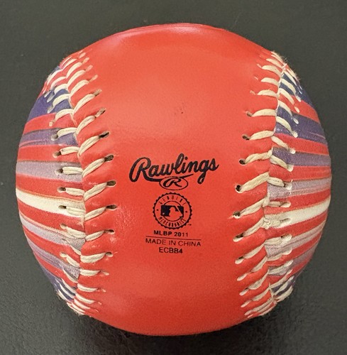 Houston Astros Navy & Orange Rawlings Baseball - Bild 4 von 5