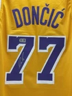 Luka Doncic Signed Los Angeles Lakers Basketball Jersey NBA PC COA