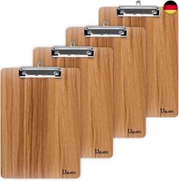 Uquelic Klemmbrett/Schreibbrett/Clipboard A5-4Pcs Klemmbretter A5 Eleganz Luxus
