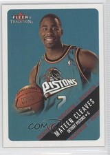 2000-01 Fleer Tradition Rookie Mateen Cleaves #255 0a1