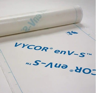 Vycor enV-S 40 in. x 120 ft. Roll Fully-Adhered House Wrap (400 sq. ft.)