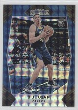 2017-18 Panini Prizm Mosaic Blue TJ Leaf #74 0ei