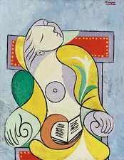 PABLO PICASSO Art Poster or Rolled Canvas Print "LA LECTURE"