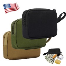 Tactical EDC Wallet Coin Purse Hiking Key Card Holder Pocket Bags for Men Pouch