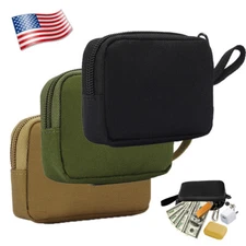 Tactical EDC Wallet Coin Purse Hiking Key Card Holder Pocket Bags for Men Pouch