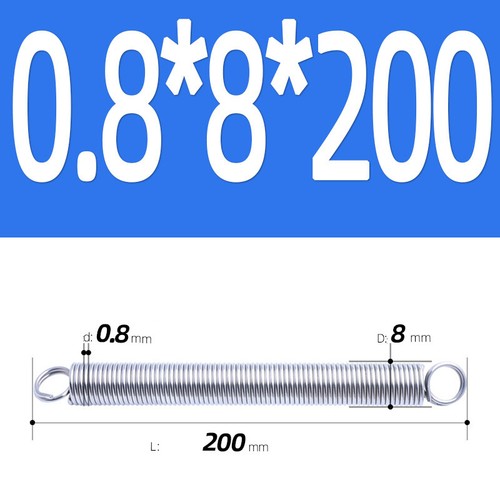 Expansion 0.3-2.5mm Wire Dia Spring Tension Extension Expanding Return Springs - Picture 22 of 73