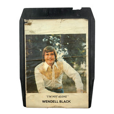 Wendell Black I'm Not Alone 8-Track Tape TW-11553 Tribute Records Untested