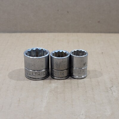 #ad #ad Alltrade 3 8quot;drive 12pt Socket 3Pc 19 14 13mm $2.76
