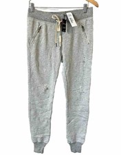 n:PHILANTHROPY Joggers Distressed Size Small S Sweatpants Gray Gravity Decon New