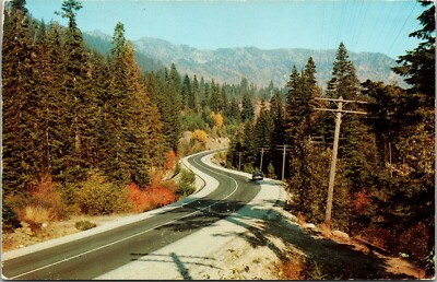 Autumn on Stevens Pass Cascade Mountains Washington Highway View