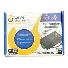 Level Sense Freezer Sentry WiFi Loud Alarm Control Apps W iPhone/Android NEW!