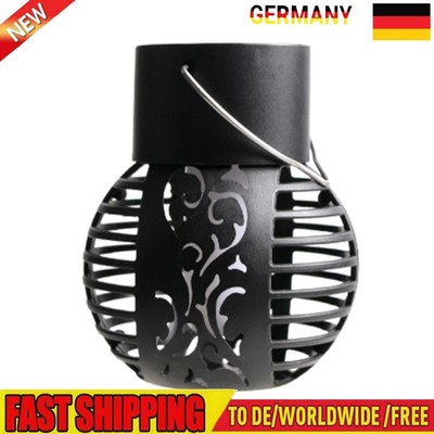 LED Solar Chandelier Lights Waterproof Hollow Ball Plastic Hanging for Courtyard