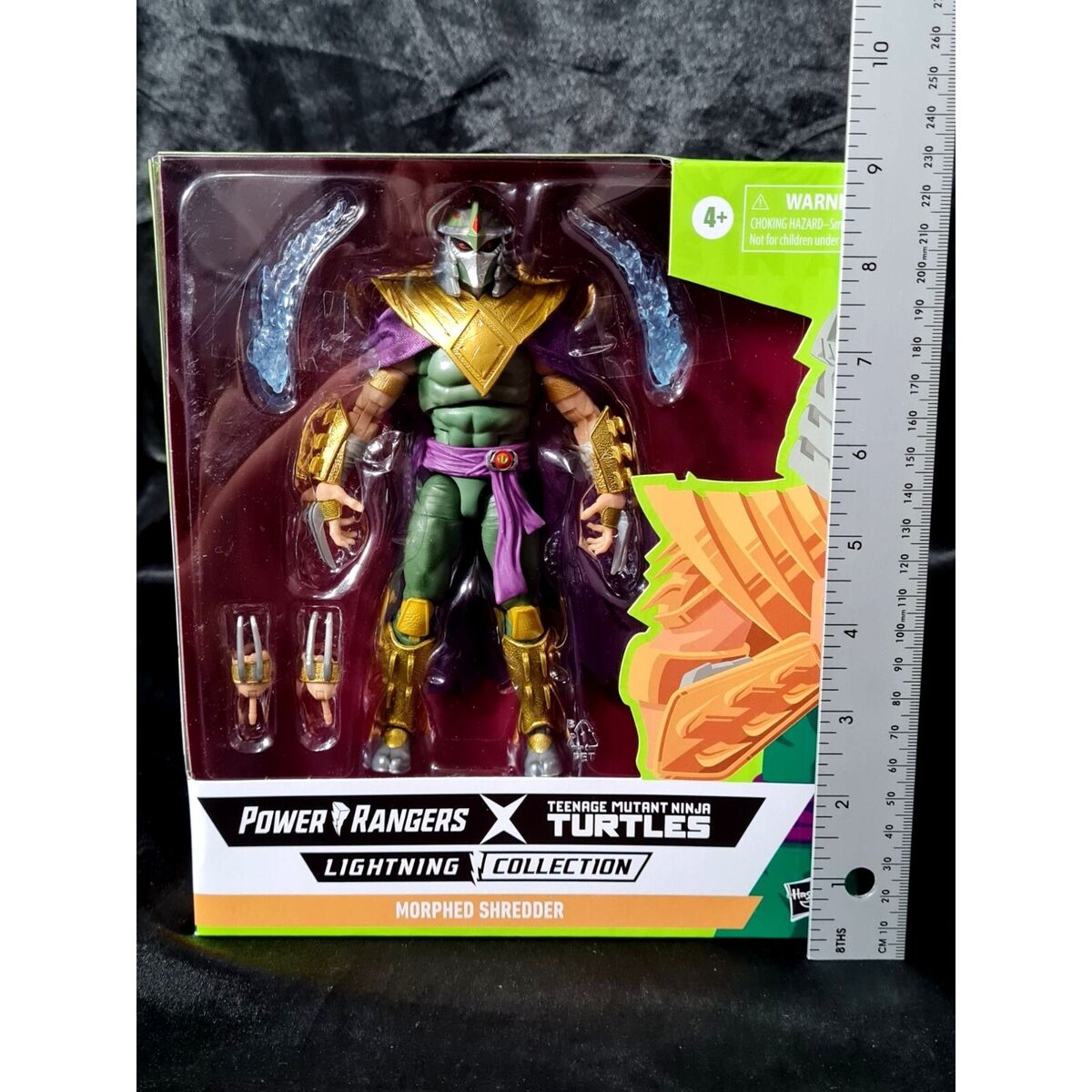 Power Rangers X Teenage Mutant Ninja Turtles Lightning Collection Morphed  Shredder Green Ranger Action Figure