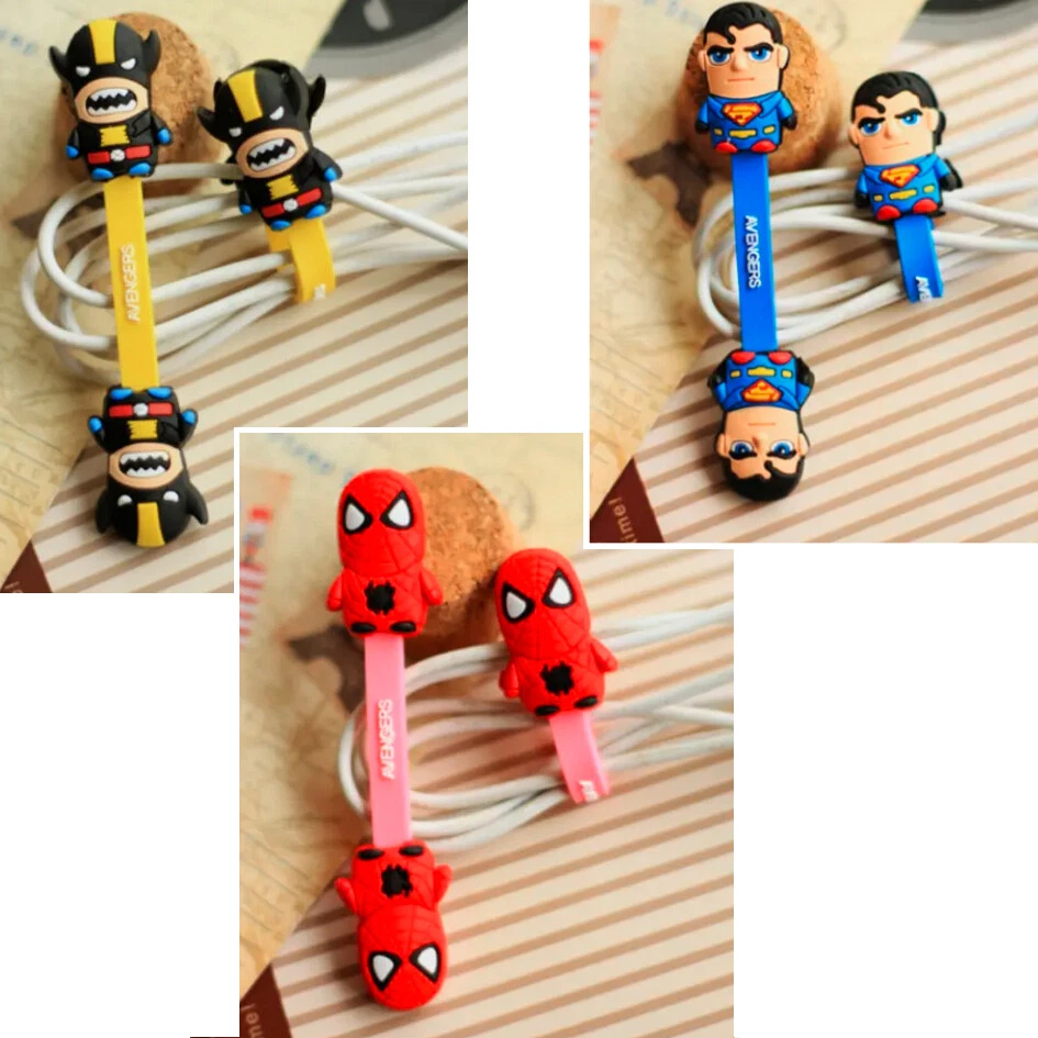 BOBINADOR DE CABLE Computadora Auriculares iPhone iPod Soporte de cable Organizador Papelería Regalo Foto 3 de 4