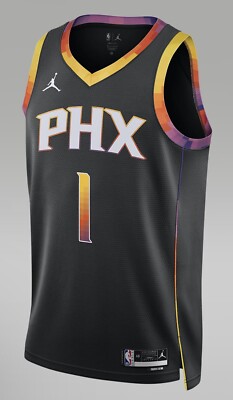Phoenix Suns Devin Booker #1 Men's Jordan Brand NBA Swingman