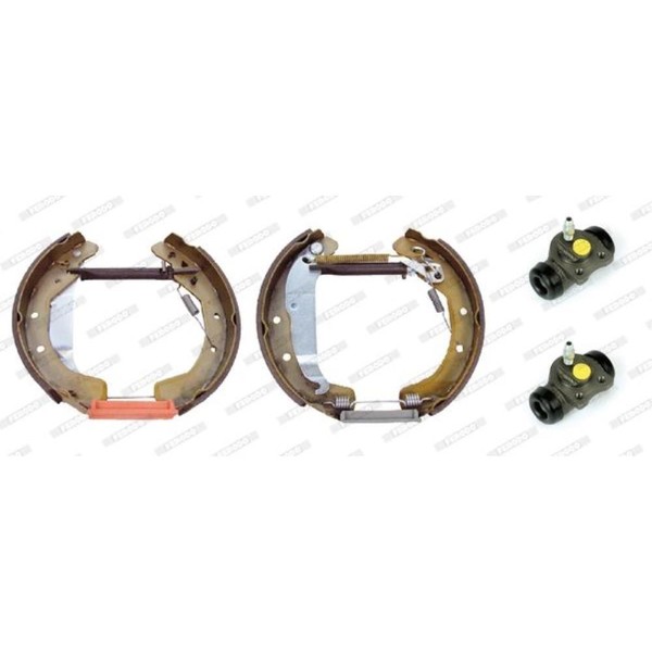 Ferodo Bremsbackensatz Bremsbacken Hinten FüR Opel Astra G CC F48_ F08_-image